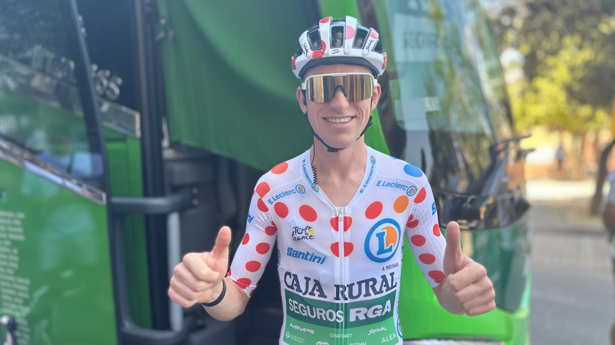 Molenaar, el ‘holandés de Barcelona’ que se viste de lunares en el Tour con Caja Rura: "Nunca hay que rendirse"