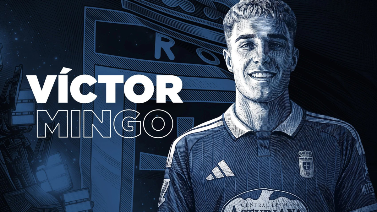 El delantero Víctor Mingo, sexto fichaje del Real Oviedo