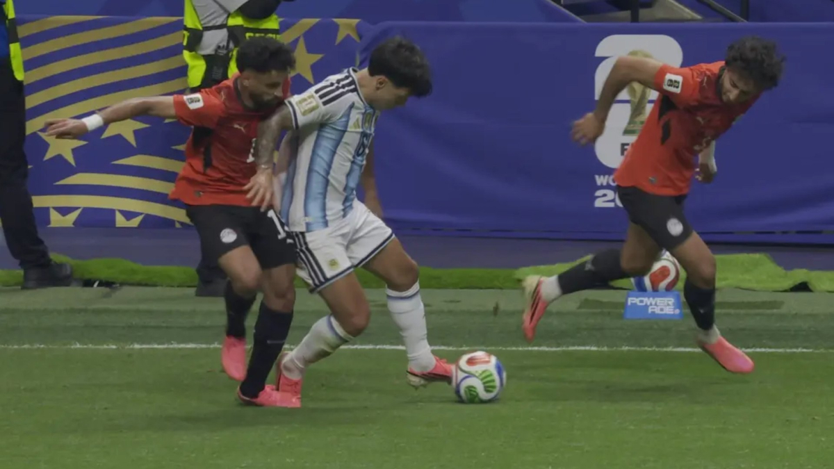 Gol anulado a Egipto en el partido Argentina 3-2 Egipto