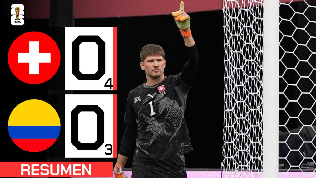 Suiza se impone a Colombia en penaltis y avanza en el Mundial 2026