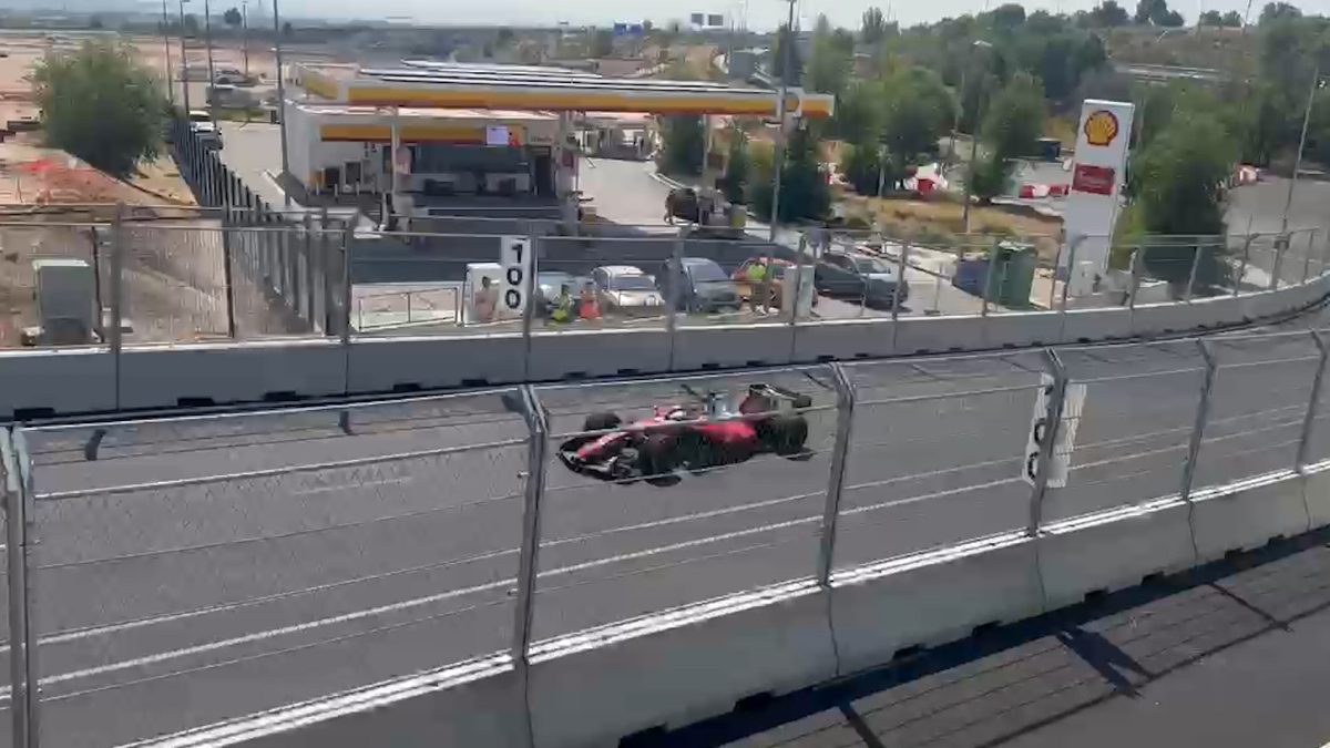 Ferrari ya da vueltas al circuito de Madring