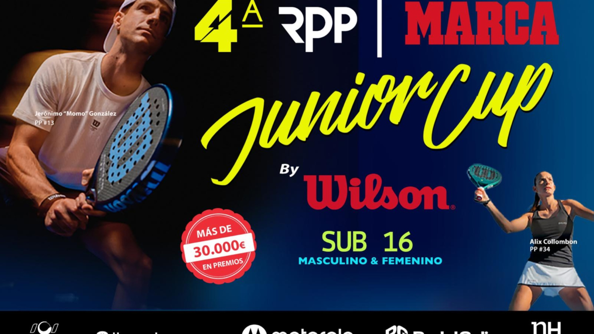 Arranca la cuarta edición del Circuito Internacional RPP - MARCA Junior Cup Sub16 con premios por más de 30.000 euros