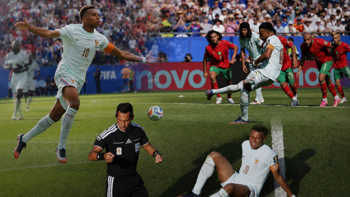 La montaña rusa de Mbappé ante Marruecos: penalti fallado, golazo y susto final