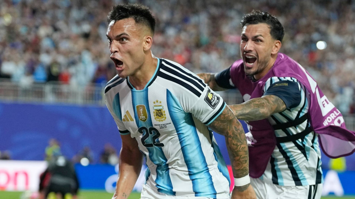 Gol de Lautaro (3-1) en el Argentina 3-1 Suiza