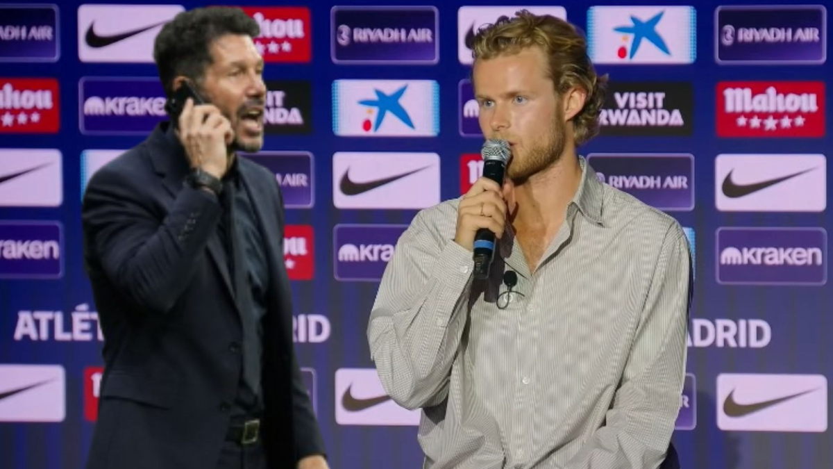 La llamada de Simeone que convenció a Hjulmand: "Me explicó lo que significa ser jugador del Atlético"