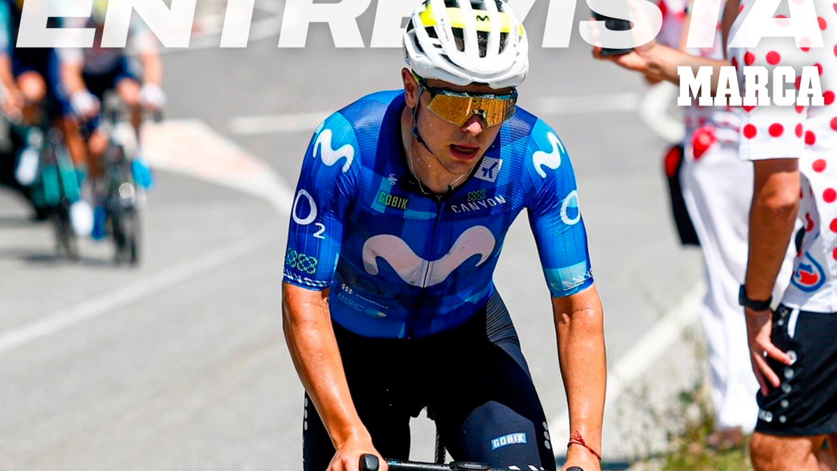Raúl García Pierna, el que pone la cobertura de Movistar en las fugas del Tour: “Para ganar aquí tienes que ser un superclase”