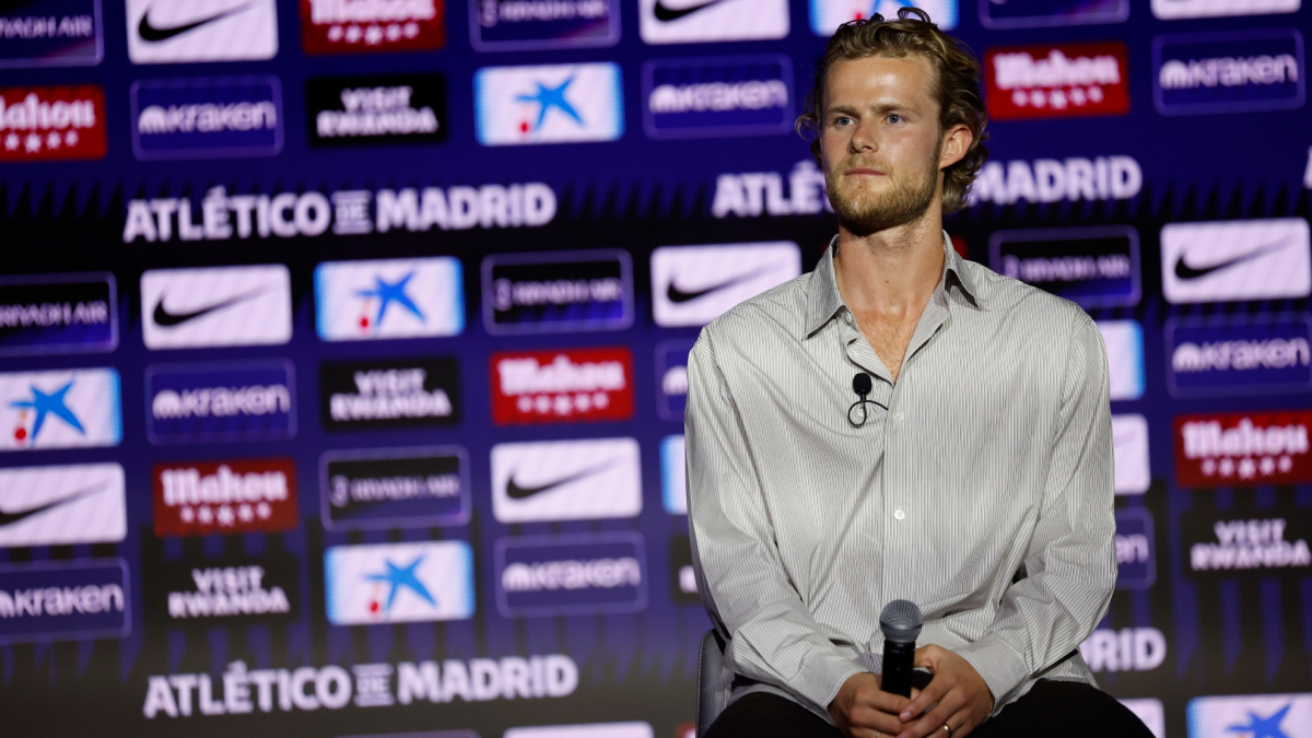 Hjulmand ya se siente parte del Atlético: "Simeone me ha mostrado lo que significa ser jugador del equipo"