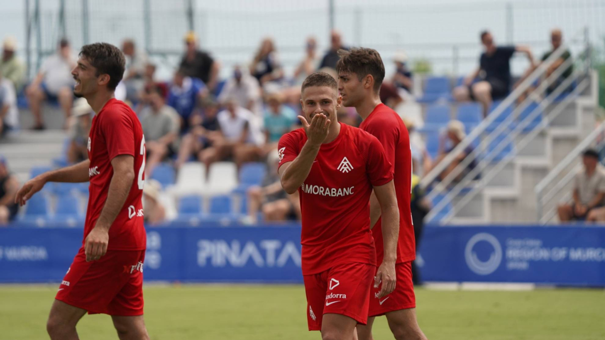 Nacho Quintana lidera la remontada del Andorra ante el Millwall