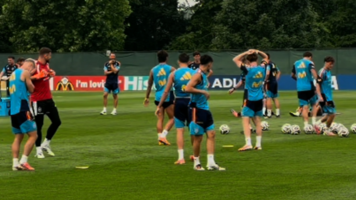 Susto de Oyarzabal en el entrenamiento: las caras de sus compañeros lo dicen todo