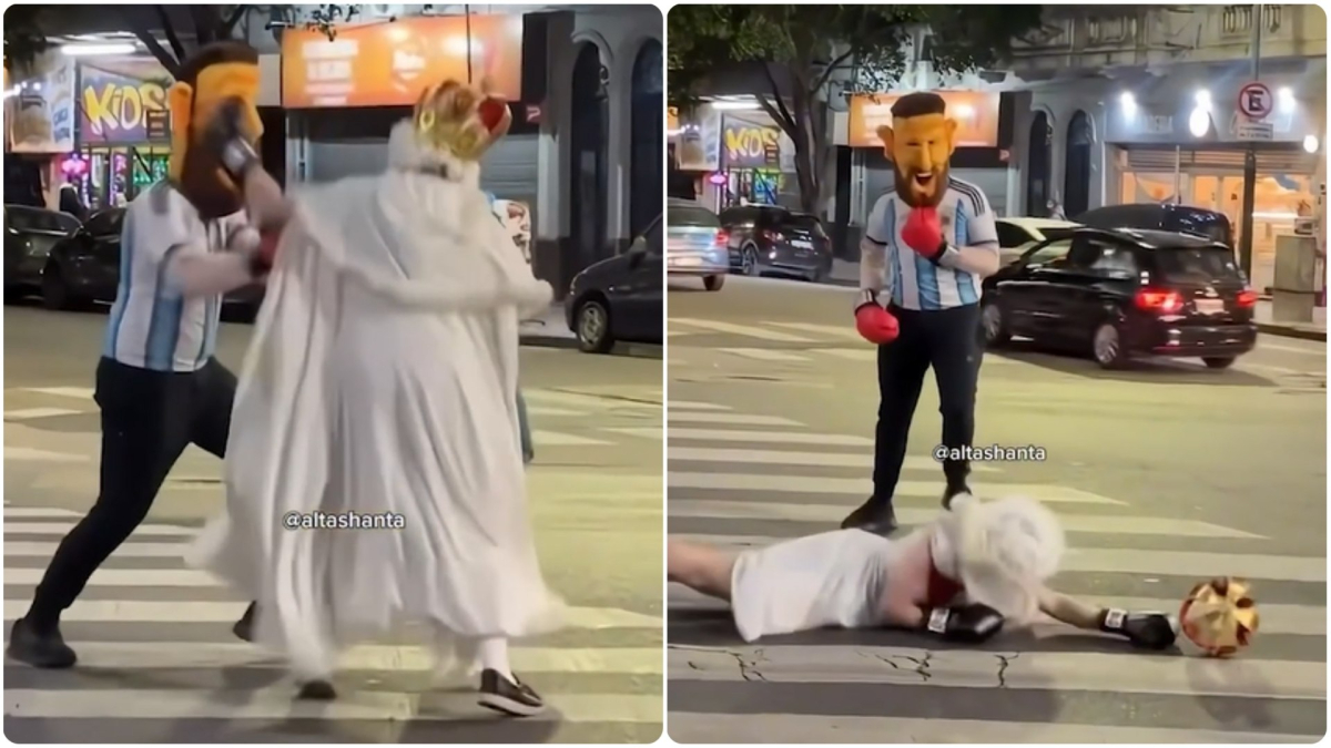 Messi vs. la Reina? Se viraliza una pelea en Buenos Aires