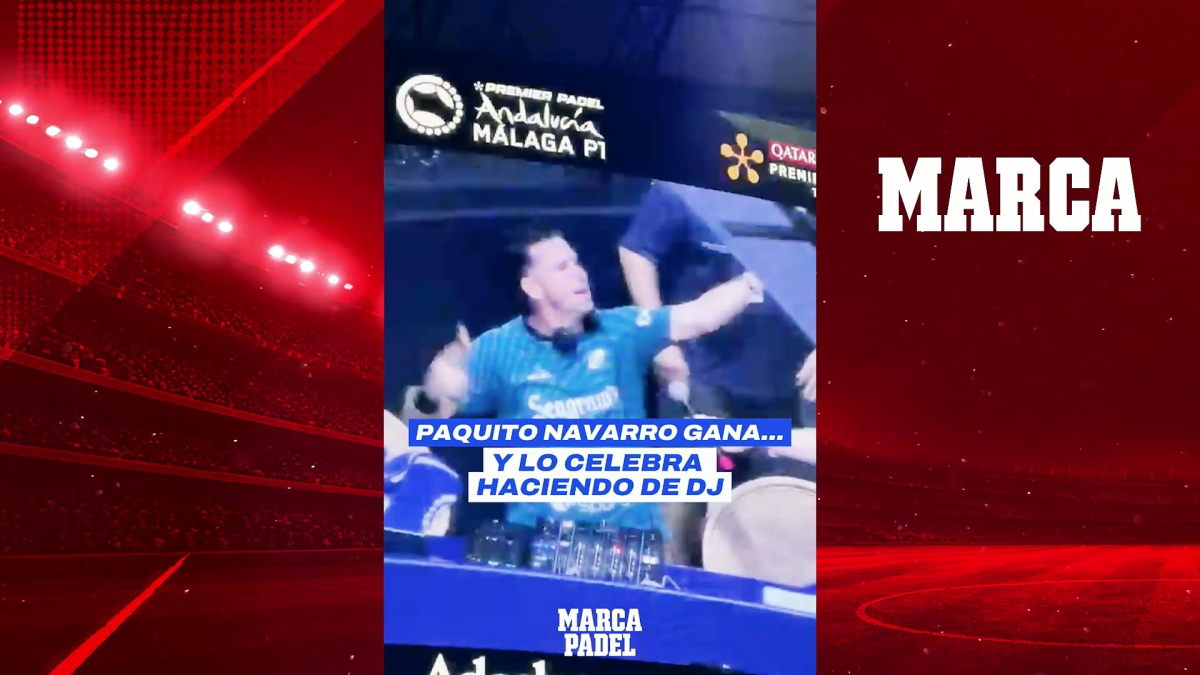 Es único: Paquito Navarro celebra el pase a semifinales en Málaga ‘asaltando’ la cabina del DJ