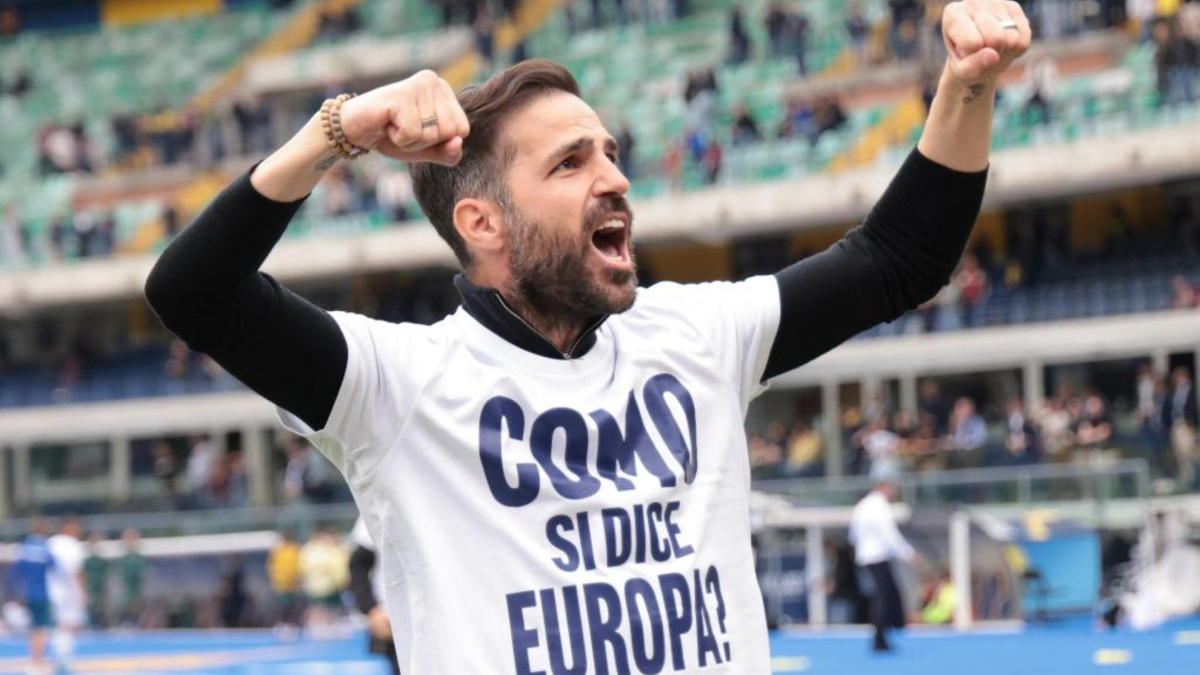 Cesc, el trampolín del Como: "Cuando llegué nos cambiábamos en un bar y ahora jugamos la Champions"