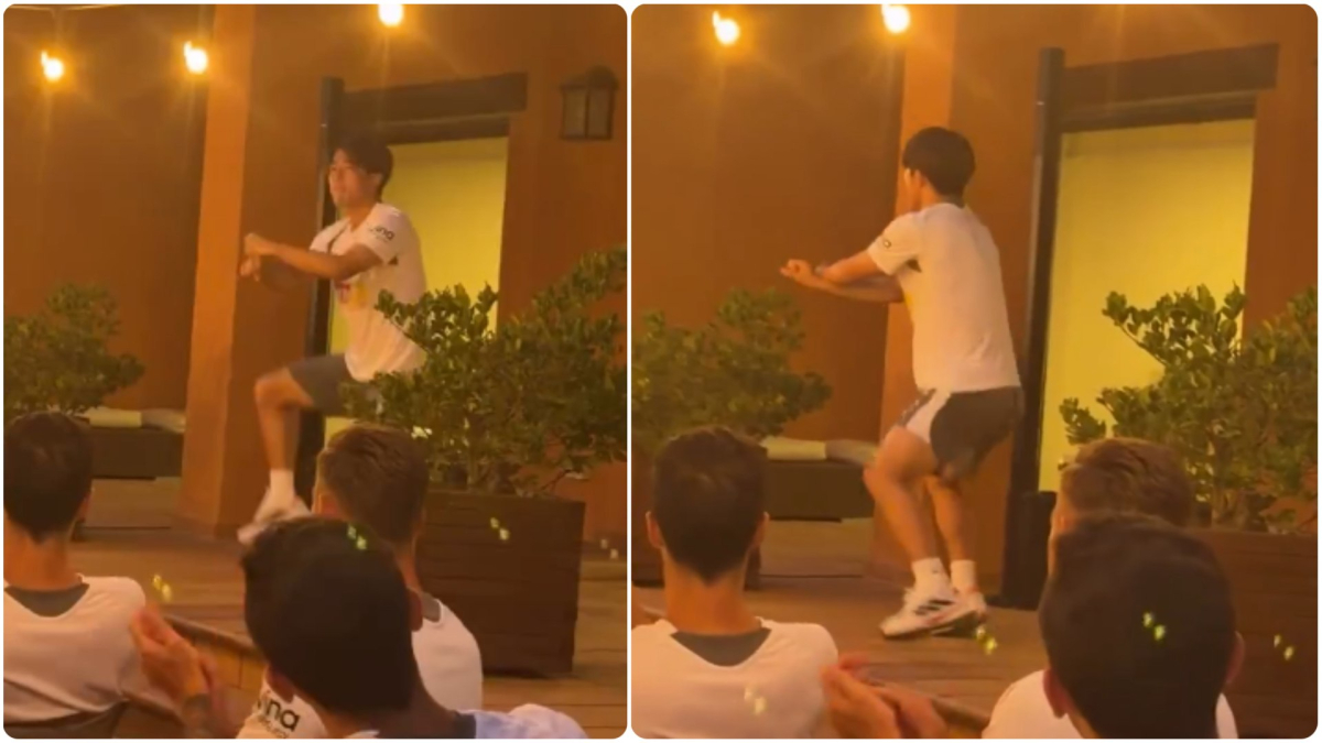 El vestuario del Valencia pone a bailar a Ryunosuke Sato con el ‘Gangnam Style’