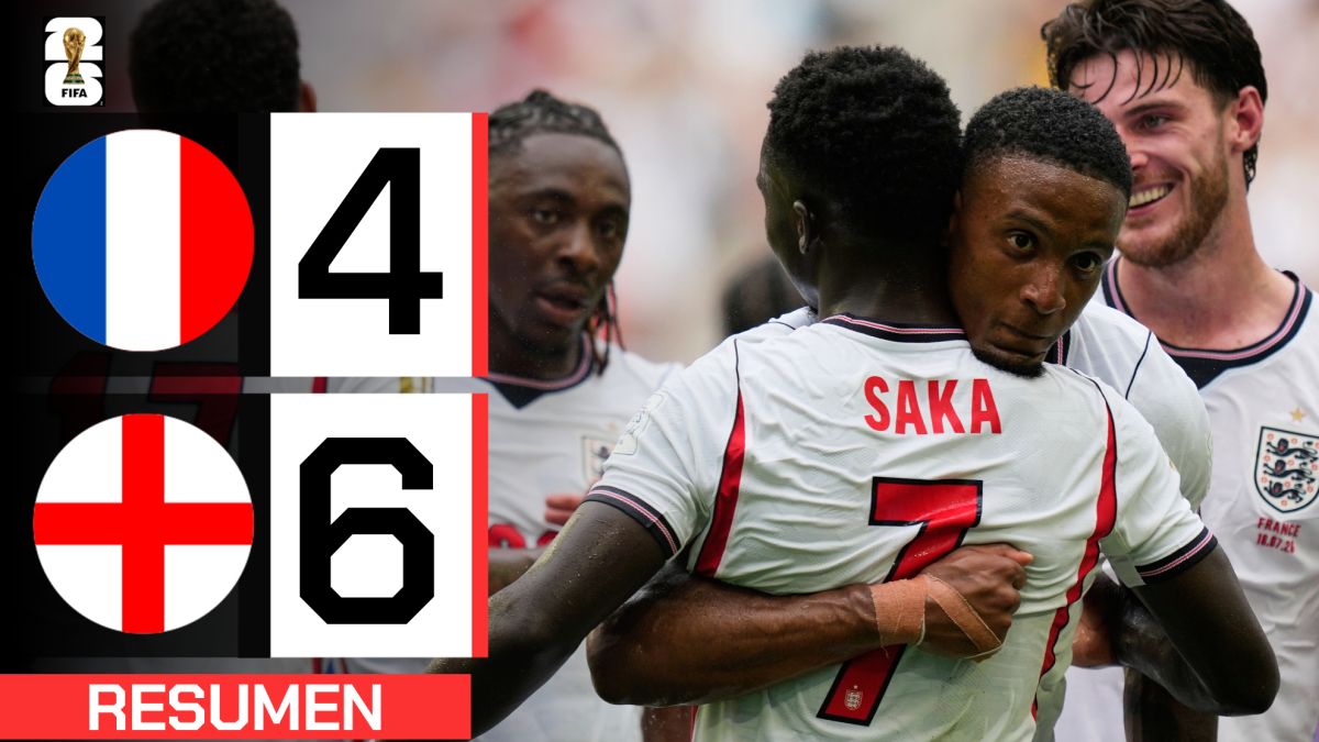 Francia 4-6 Inglaterra en el Mundial 2026