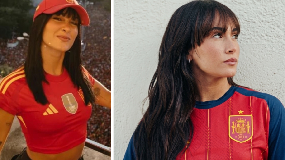 Aitana se pone la camiseta de España y deja un mensaje que ya es viral antes de la final