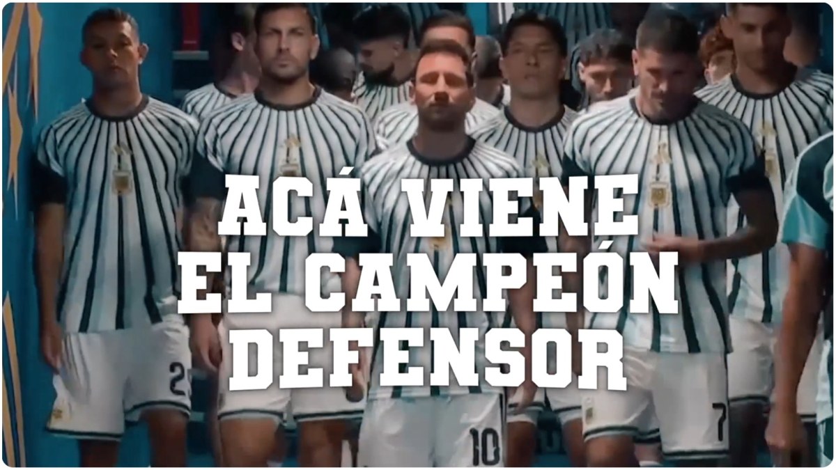 «Acá viene el campeón defensor», el video de la selección Argentina previo a la final del Mundial
