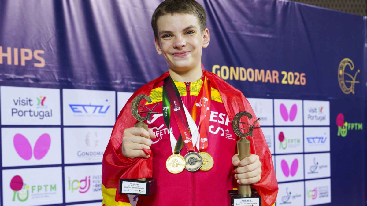 El niño prodigio español del tenis de mesa sigue asombrando al mundo