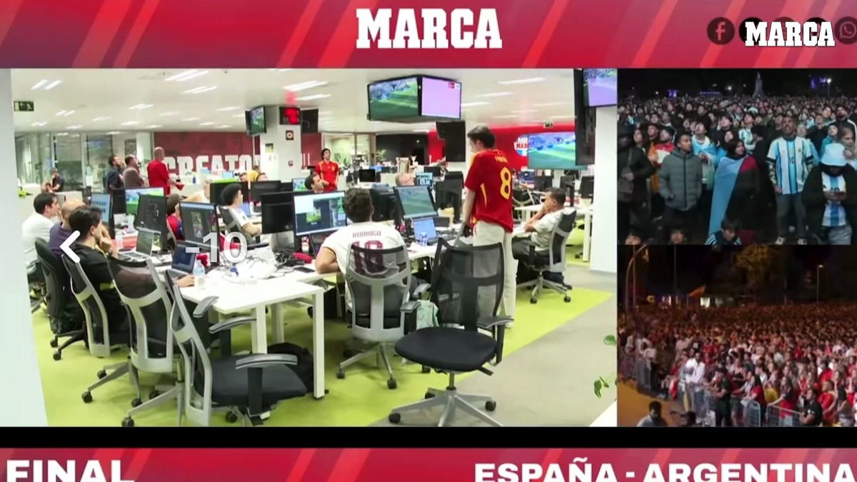Así se vivió en MARCA el gol de Ferran que nos hacía campeones