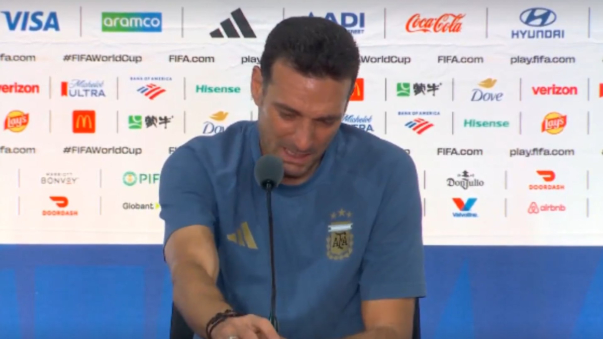 Scaloni se derrumba en rueda de prensa: 'Es justo que pueda tomarme un tiempo y pensarlo'