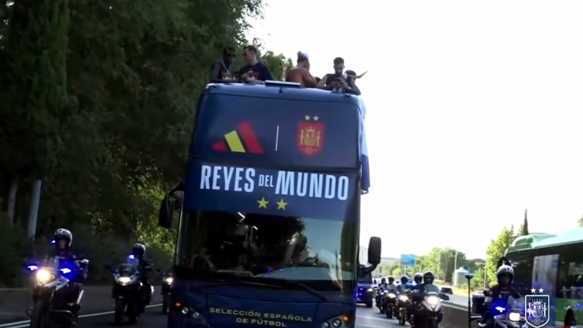 La Selección Nacional se dirige a Cibeles