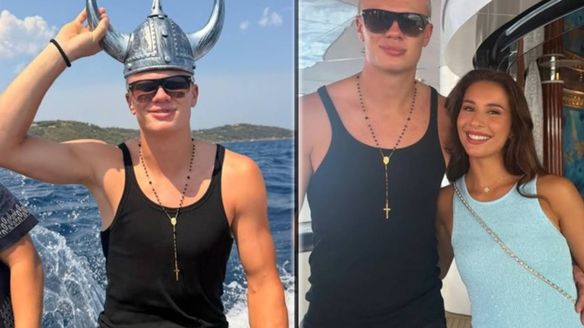La vacaciones carnívoras de Haaland con su novia tras el Mundial