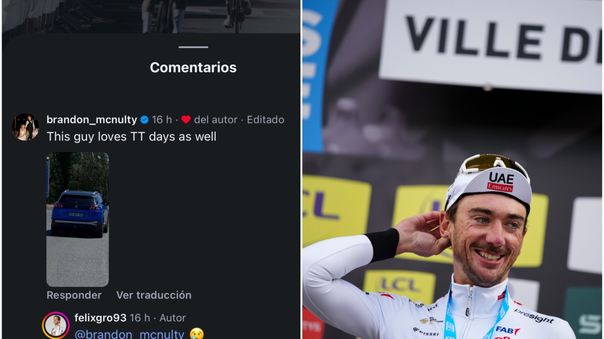 Brandon McNulty señala al culpable de su atropello: “Este hombre también adora los días de crono”