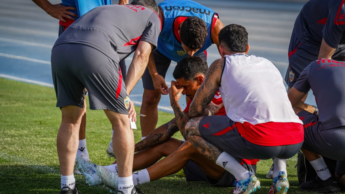 Primer contratiempo serio en la pretemporada del Almería