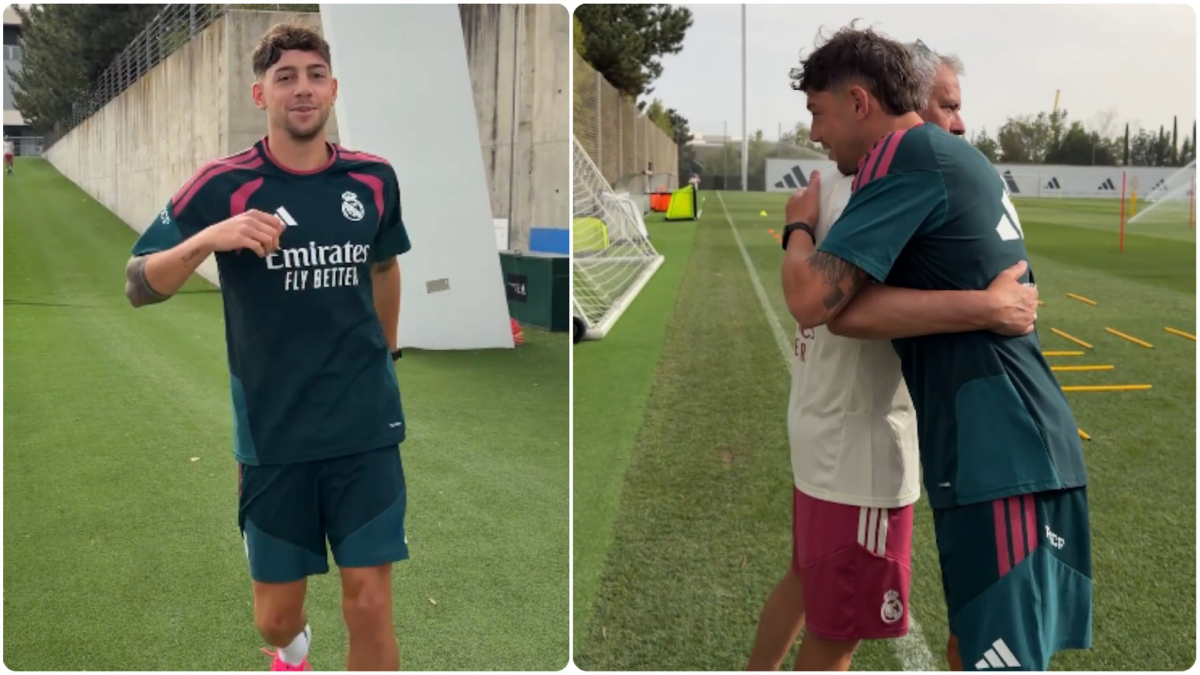 Valverde regresa a Valdebebas el día de su cumpleaños