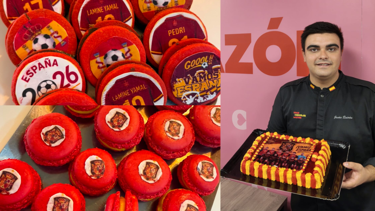 La gastronomía vibra con La Roja: el Spanish World Chocolate Master convierte a los campeones en dulces