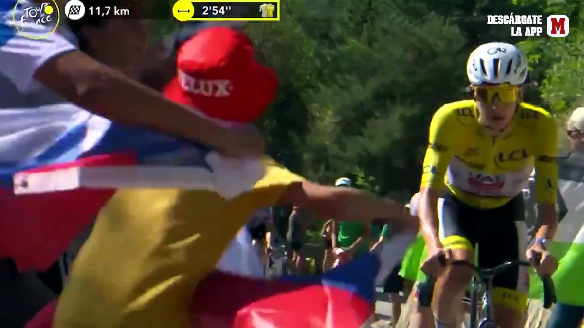 Pogacar pasa el antivirus en Alpe d’Huez y pulveriza el récord de Pantani