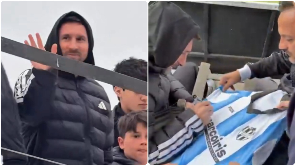 Messi reaparece en público tras la final del Mundial