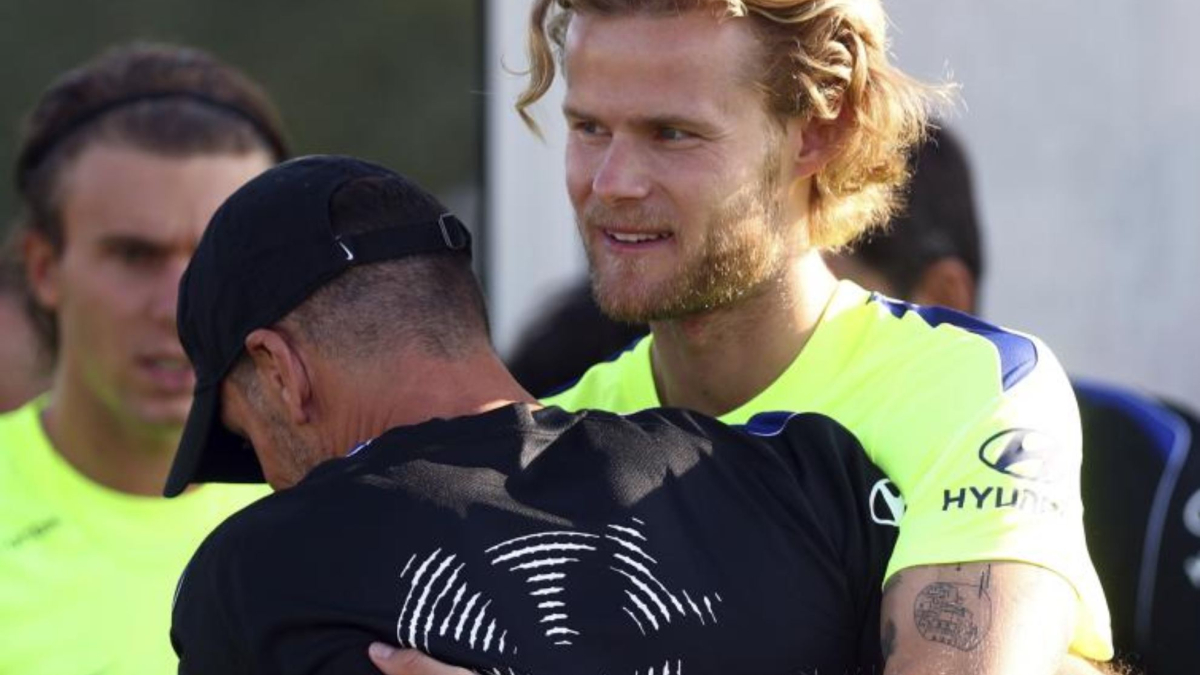 Morten Hjulmand se prepara para su estreno con el Atlético de Madrid