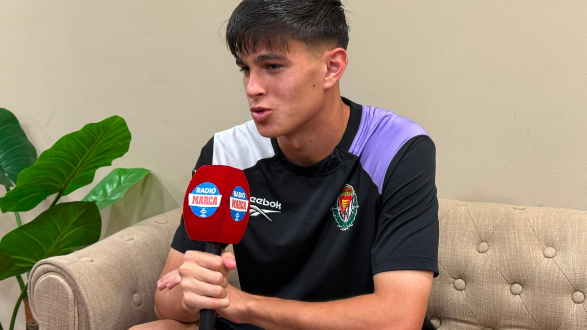 Dani Pérez se integra en el Real Valladolid con objetivos claros