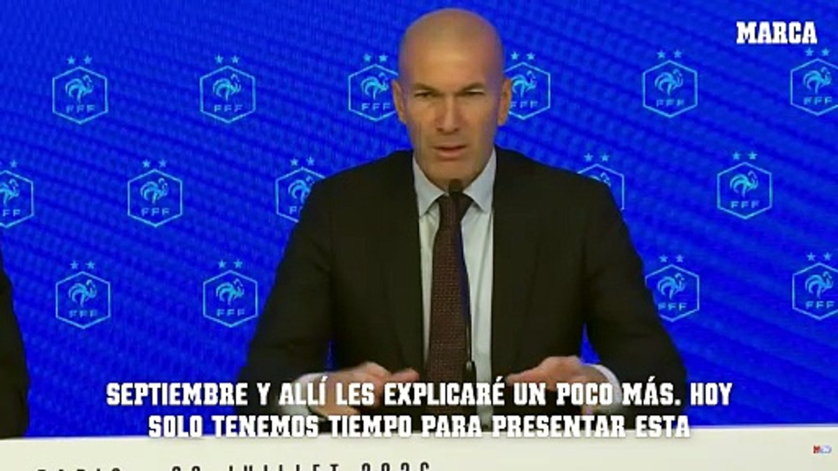 Zidane: "Mi estilo? Soy un 10, me anima el juego, he vivido 25 años en España, sabéis lo que quiere decir"