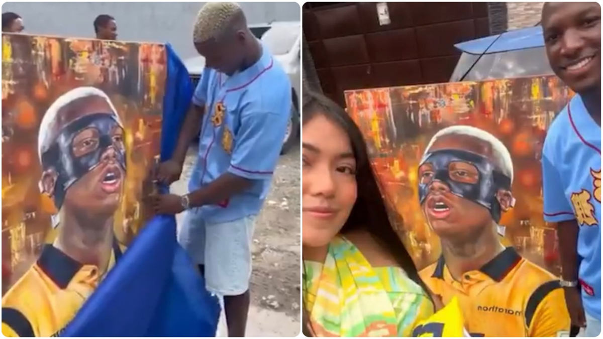 Moisés Caicedo recibe un emotivo regalo de una aficionada ecuatoriana