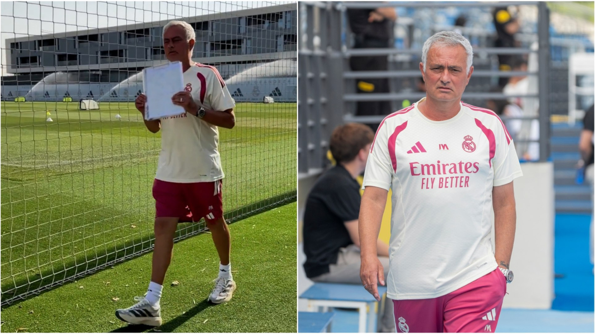Mourinho compara su planificación de entrenamiento con 'el menú del día'