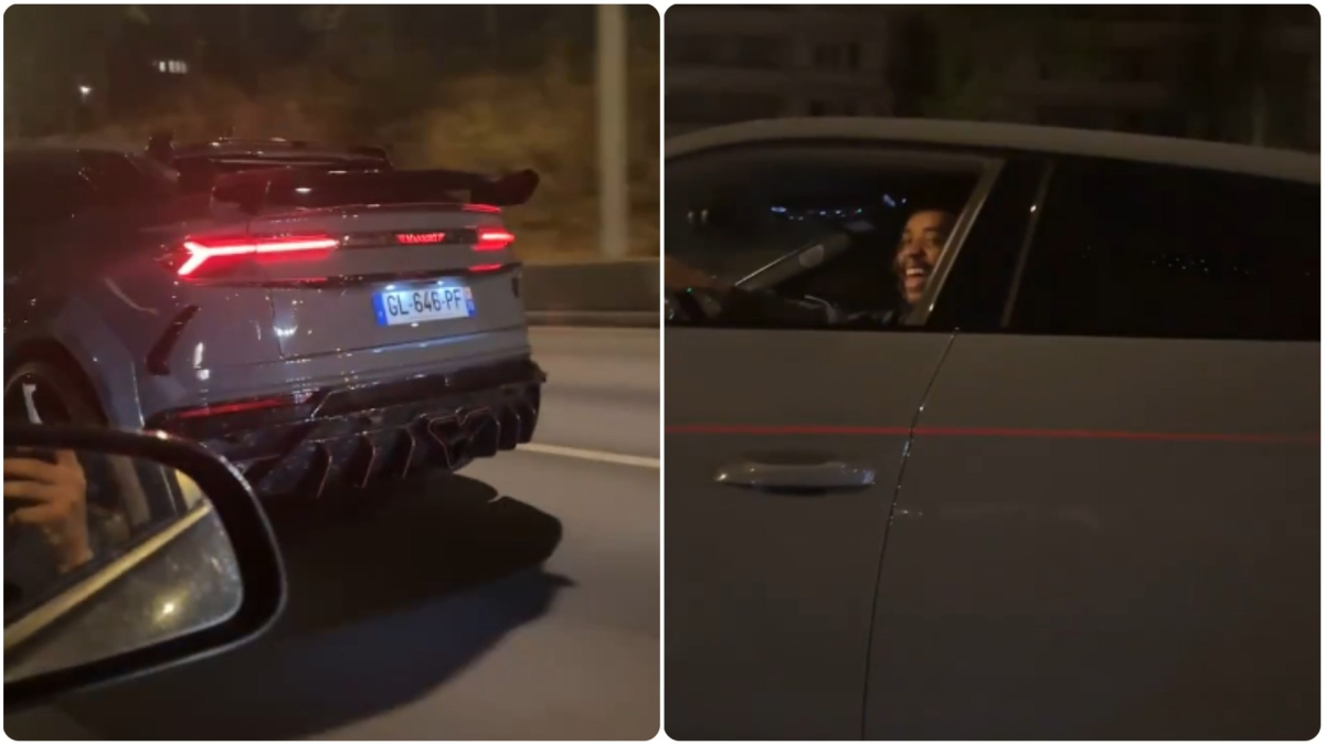 Due amici sorpresi da Bradley Barcola in auto a Parigi