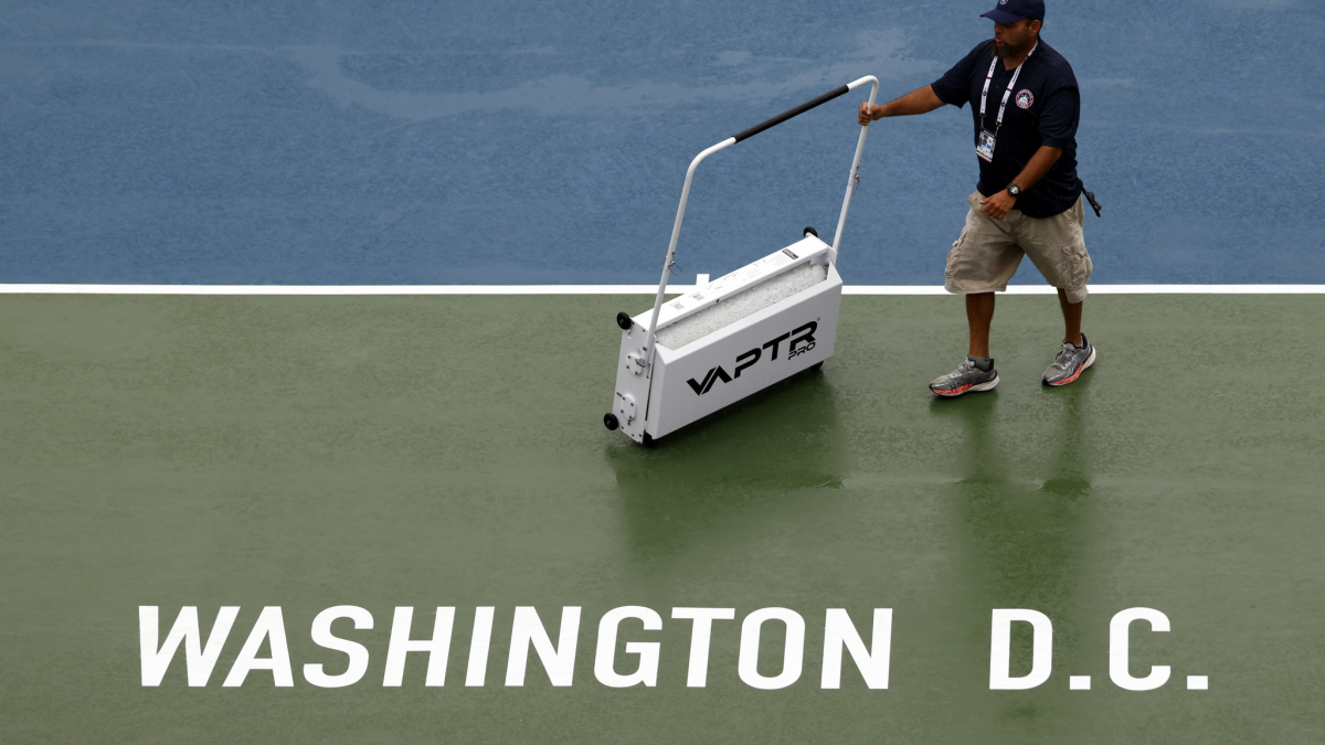 Una finale di tennis a Washington rimandata a causa delle tempeste