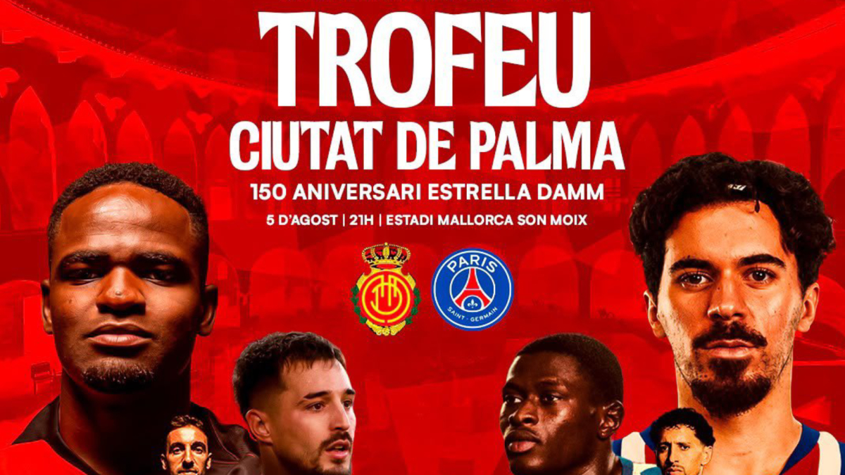 El campeón de Europa llega a Mallorca para enfrentarse al Mallorca en partido de pretemporada