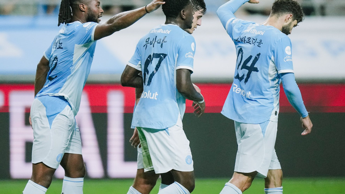Manchester City gioca contro un team di stelle della K-League e vince 1-3 nella prima partita della nuova era post Guardiola