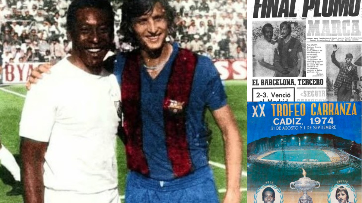 El Carranza del único Pelé-Cruyff