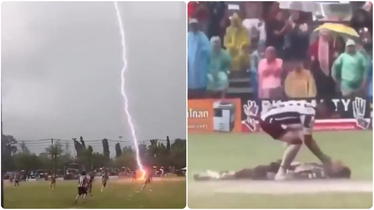 Tragedia en Tailandia: un futbolista muere tras el impacto de un rayo durante un partido