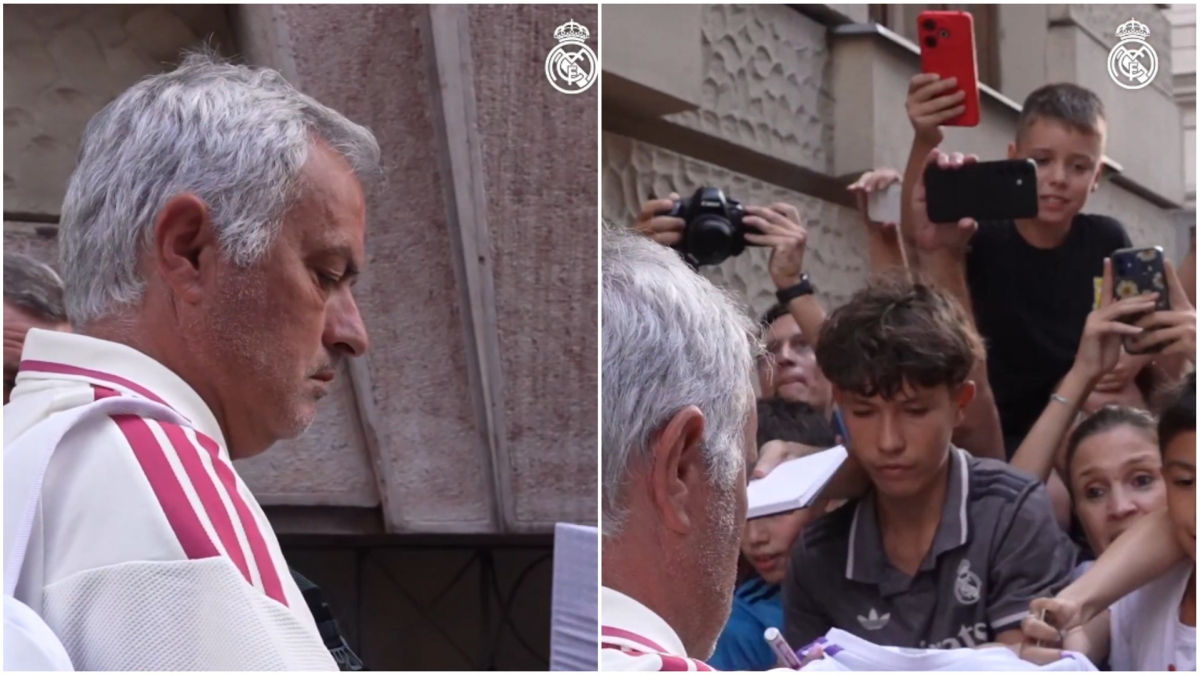 Mourinho, el técnico más querido en Budapest