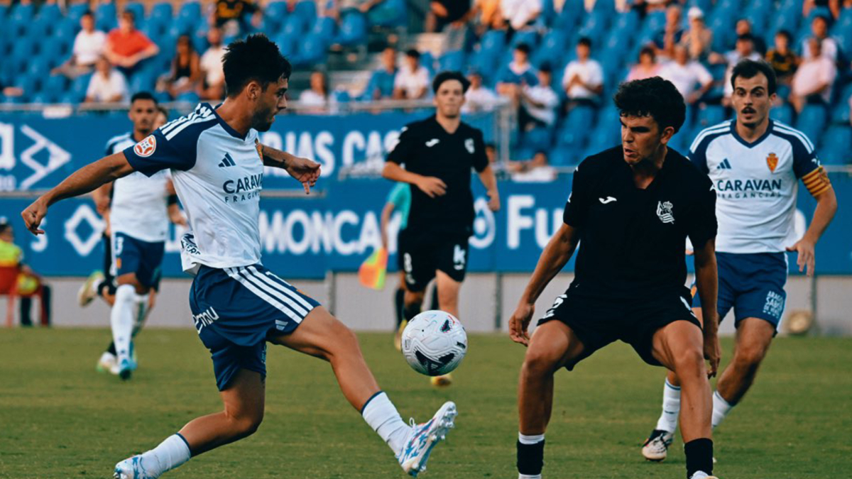 El Zaragoza se lleva el Trofeo Carlos Lapetra tras remontar a la Real Sociedad B