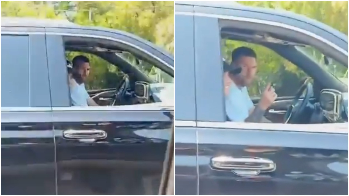 Messi se detiene a charlar con fanáticos en Miami