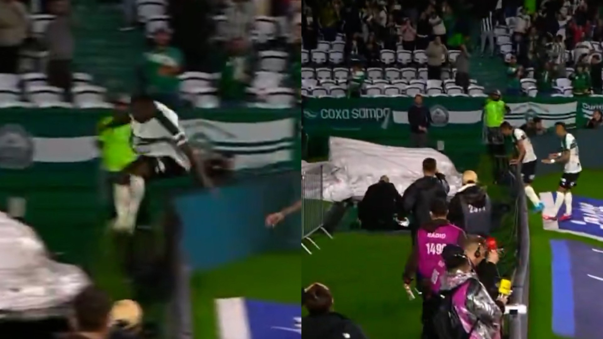 Jugador del Coritiba sufre lesión tras celebración inesperada