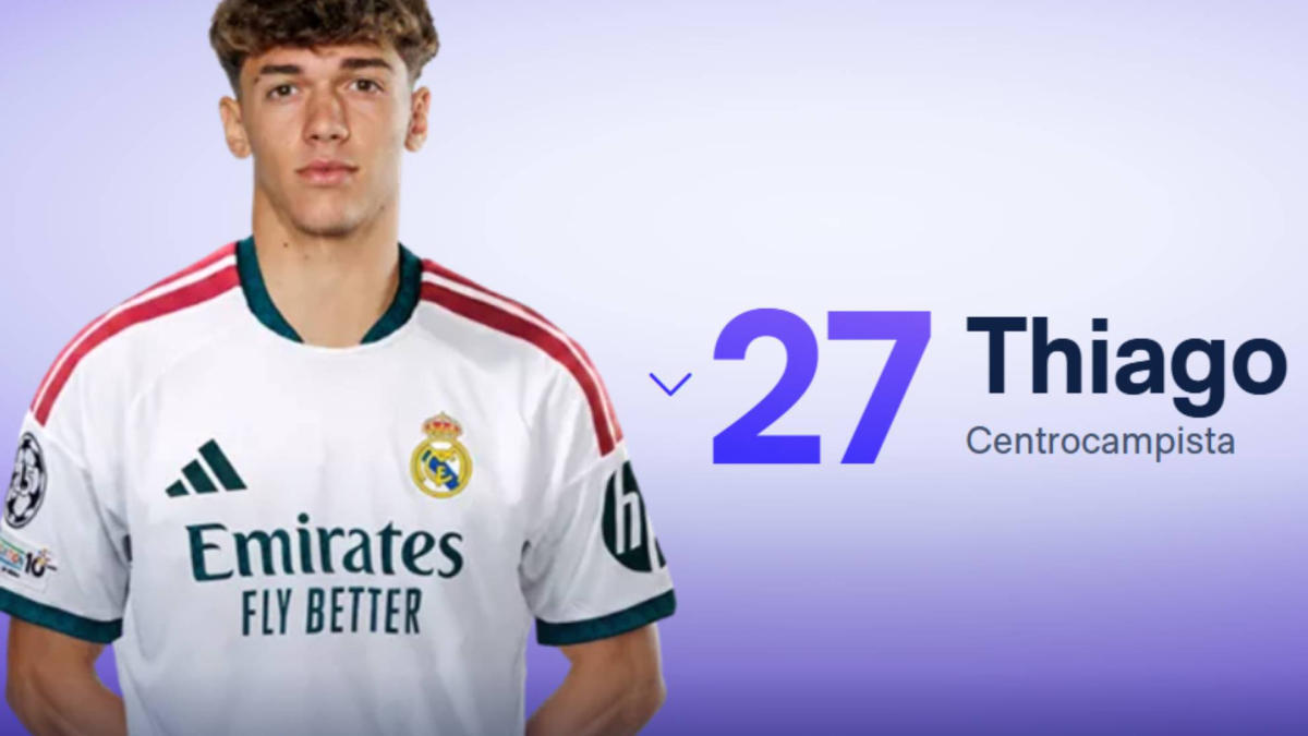 Real Madrid assegna il numero 27 a Thiago Pitarch nel primo team