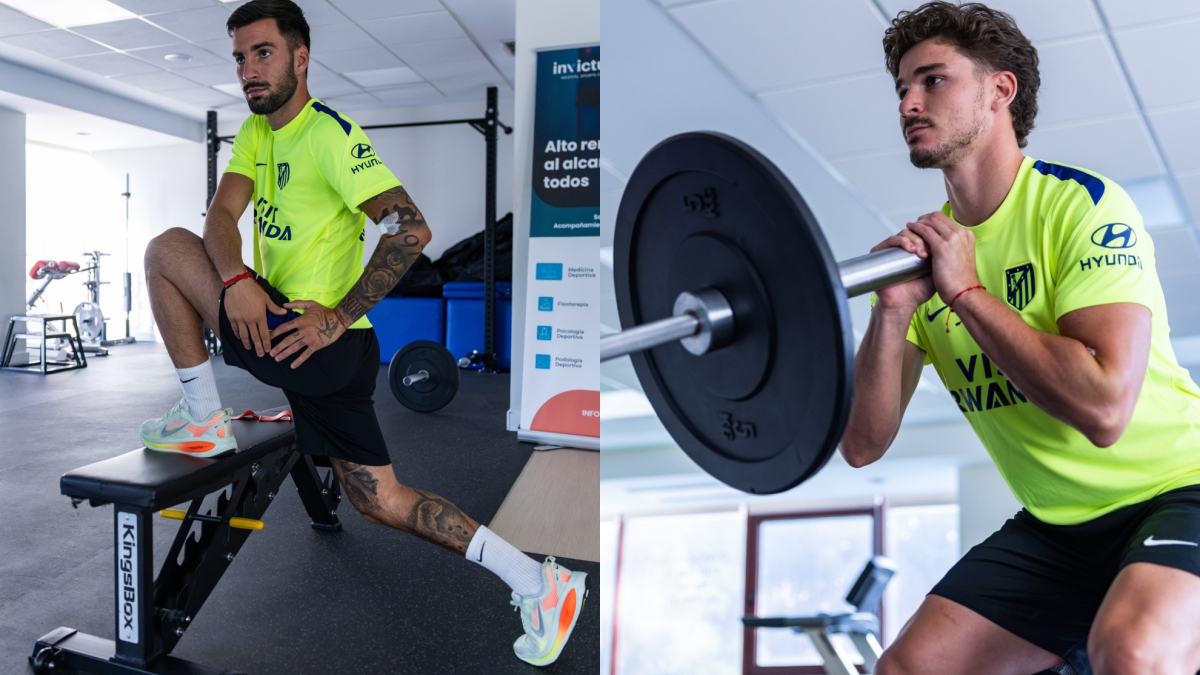Sesión de gimnasio para los finalistas del Mundial con Julián y Kang-in Lee como invitado