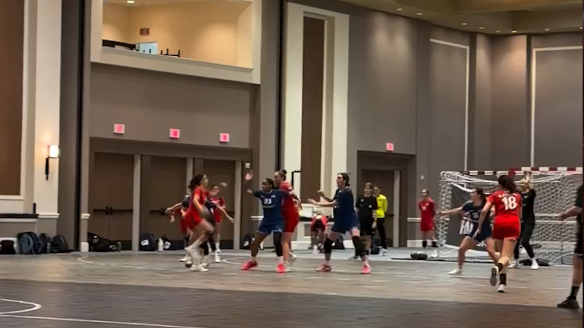 Hotel di Las Vegas trasformati in piste di balonmano per un evento sportivo unico