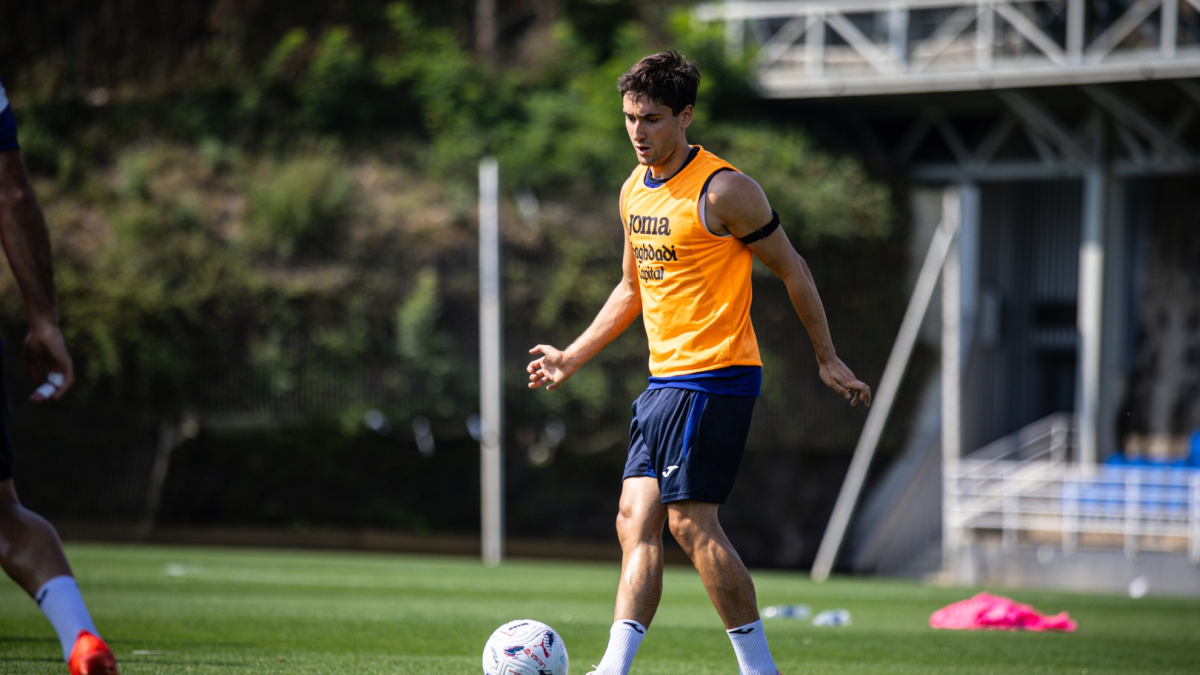 Jon Gorrotxategi entrena con el equipo después de superar su lesión